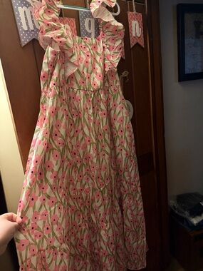 Floral Print Square Neck Maxi Dress